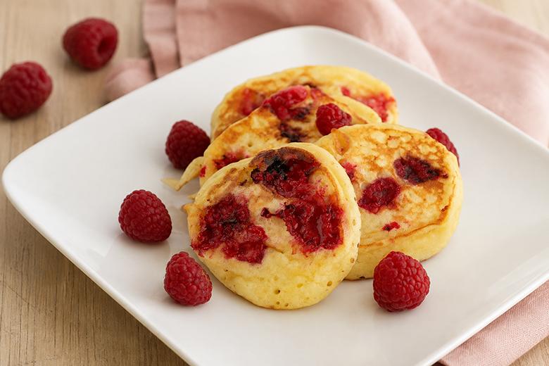 Himbeer-Pancakes