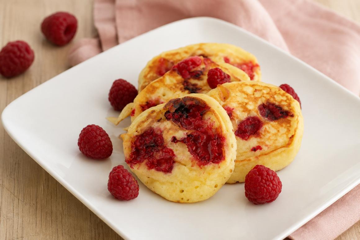 Himbeer-Pancakes