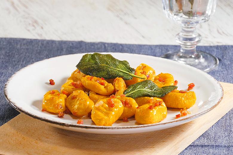 Kürbisgnocchi