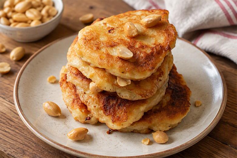 Erdnuss-Pancakes
