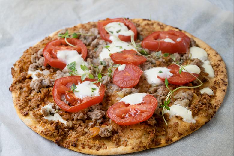 Pizza nach türkischer Art
