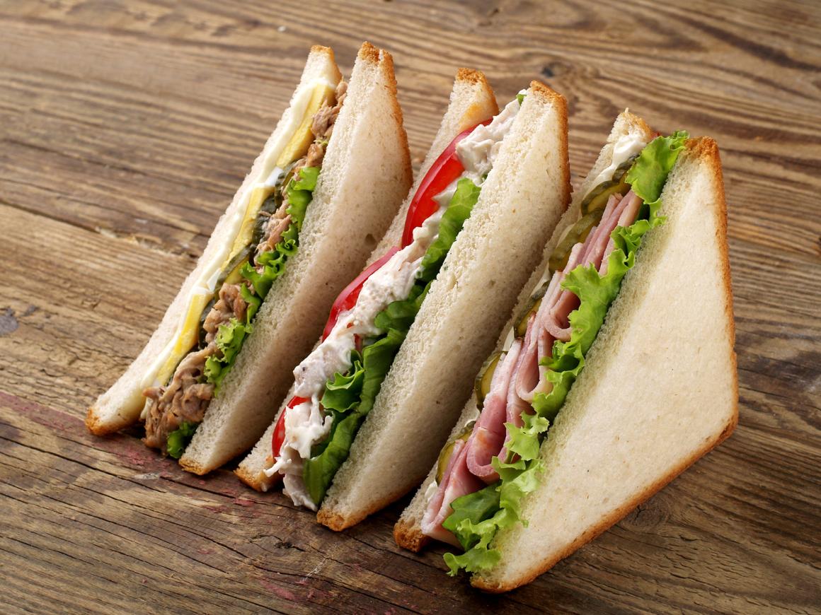 Tramezzini mit Schinken