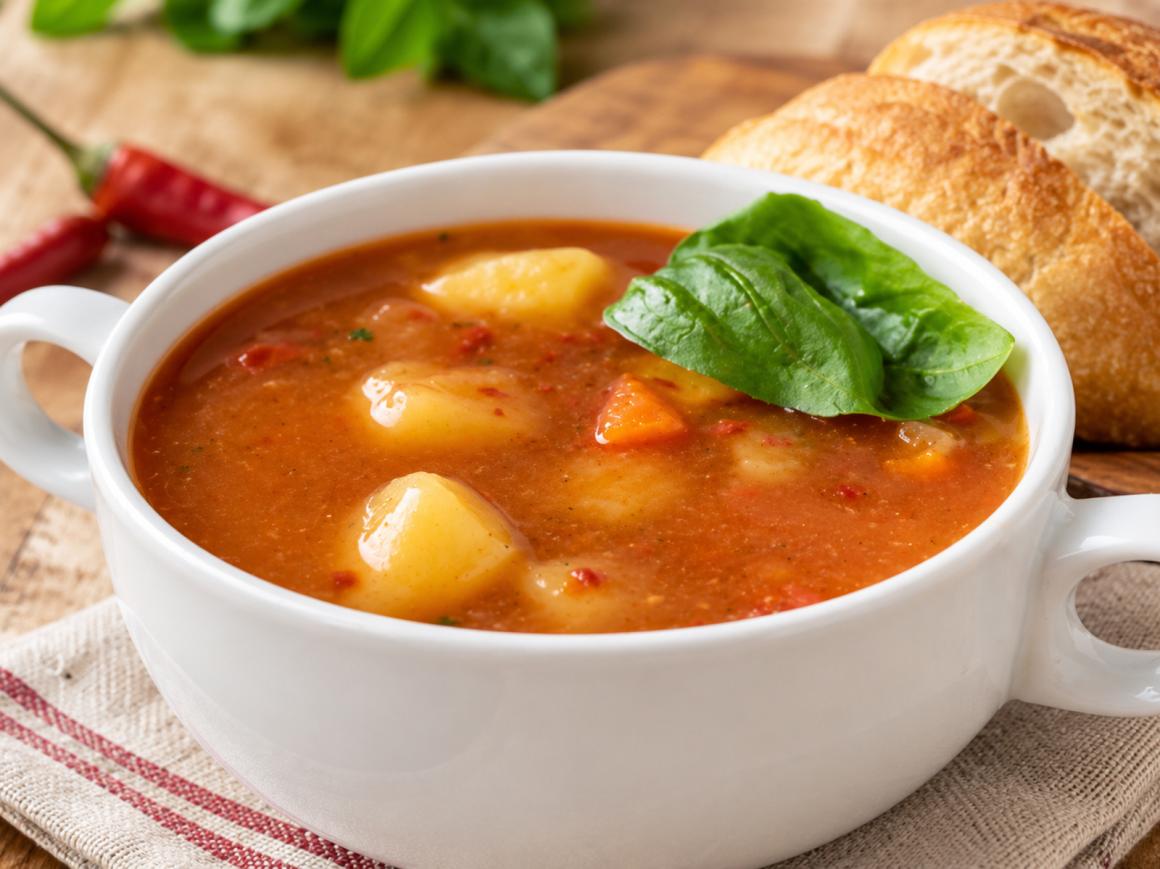 Scharfe Kartoffelsuppe