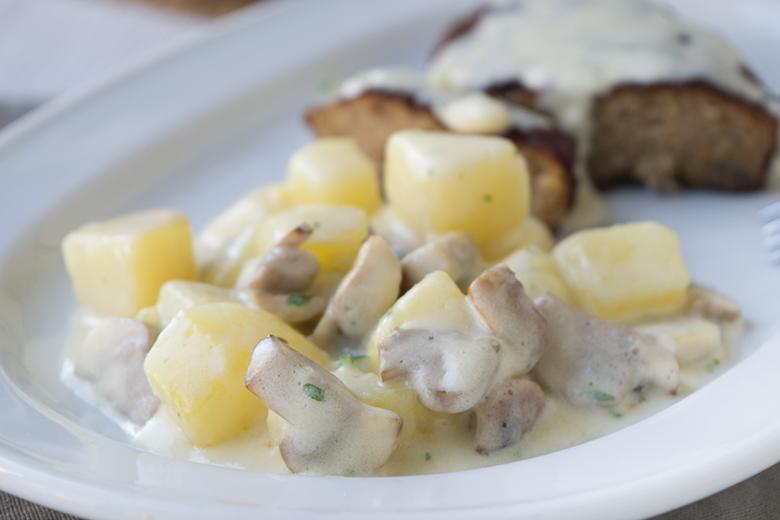 Kartoffel-Champignon-Pfanne