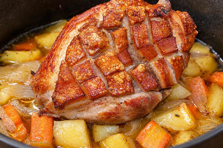 Schweinebraten mit Knusperkruste