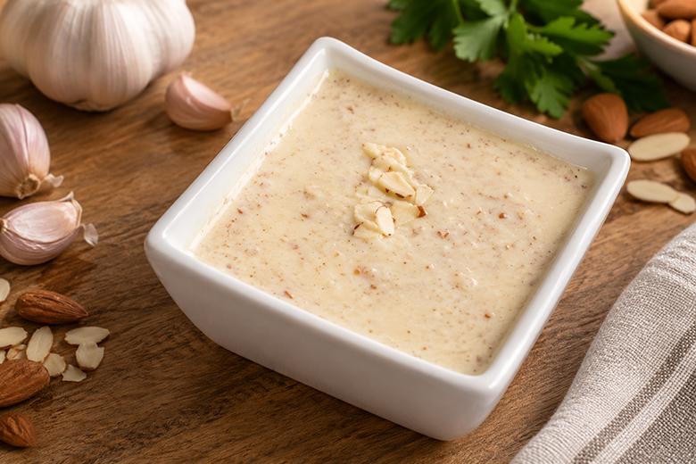 Knoblauchsauce mit Mandeln
