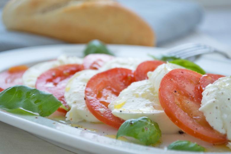 Schneller Caprese-Salat