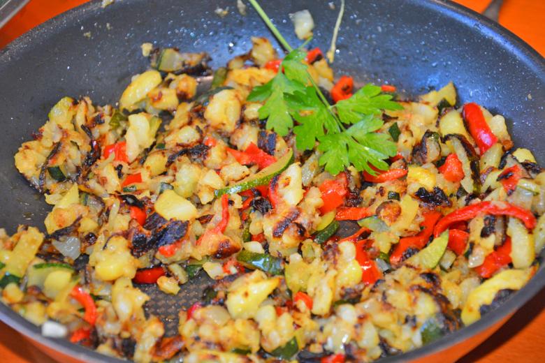 Gemüsepfanne Mediterran