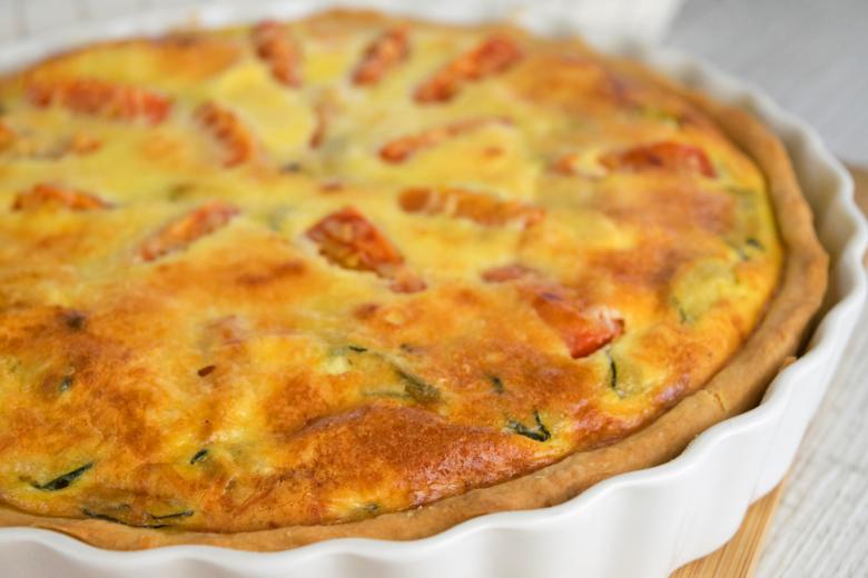 Zucchetti-Tomaten-Quiche