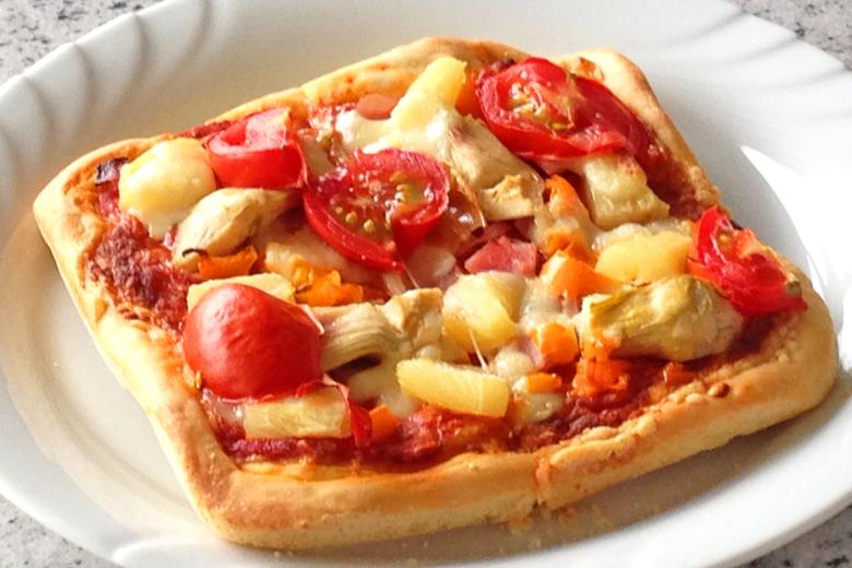 Schnelle Pizza für Singles