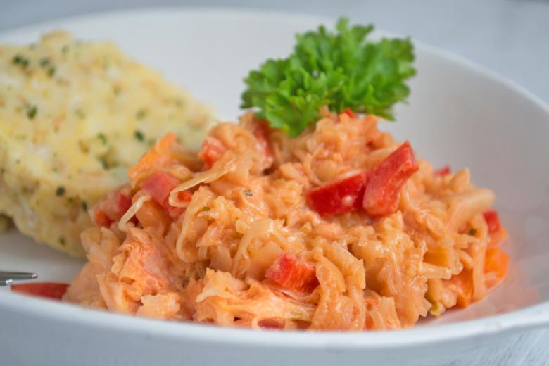 Sauerkraut mit Gemüse