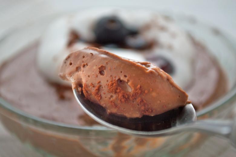 Panna cotta mit Schokolade