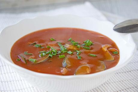 Rote Zucchettisuppe