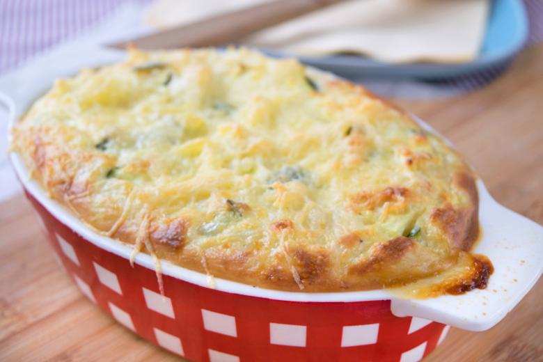 Überbackenes-Zucchetti-Gratin