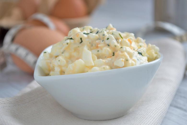 Kalorienarmer Eiersalat