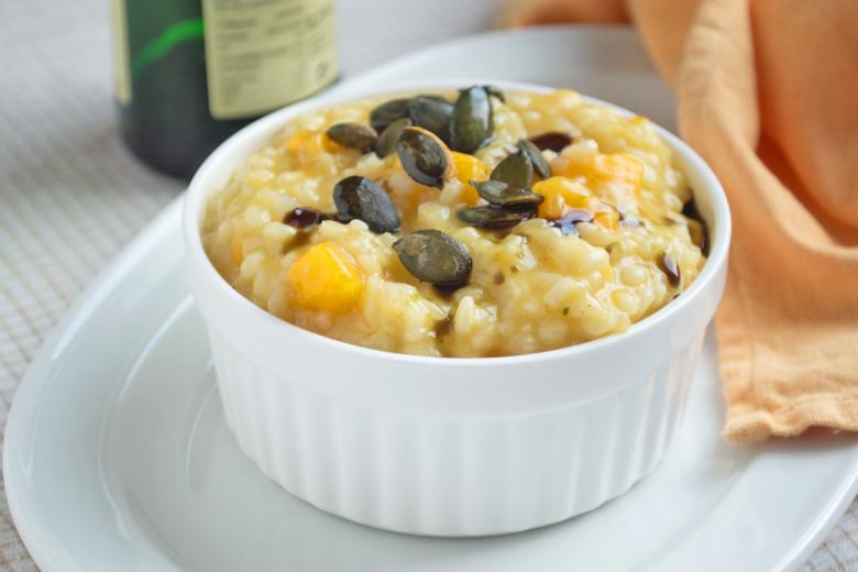 Sämiger Kürbis-Risotto
