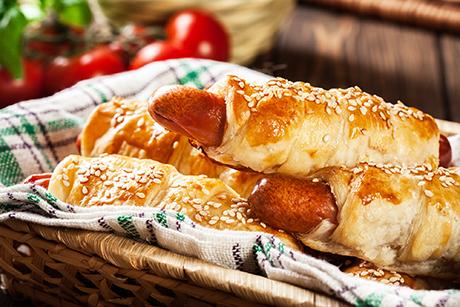 Saucisson en croûte