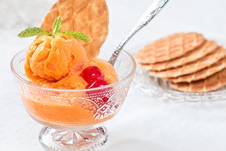 Mandarinensorbet