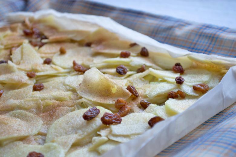 Einfacher Apfelstrudel