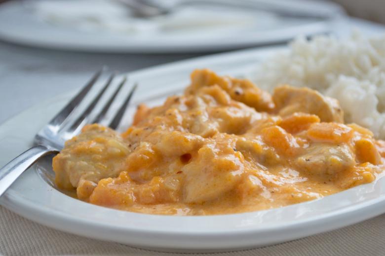 Pouletgeschnetzeltes mit Kürbis