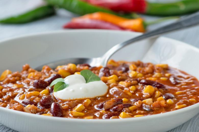 Chili sin carne - mit Soja