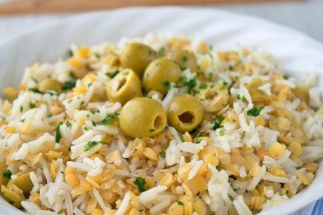 Mediterraner Linsensalat