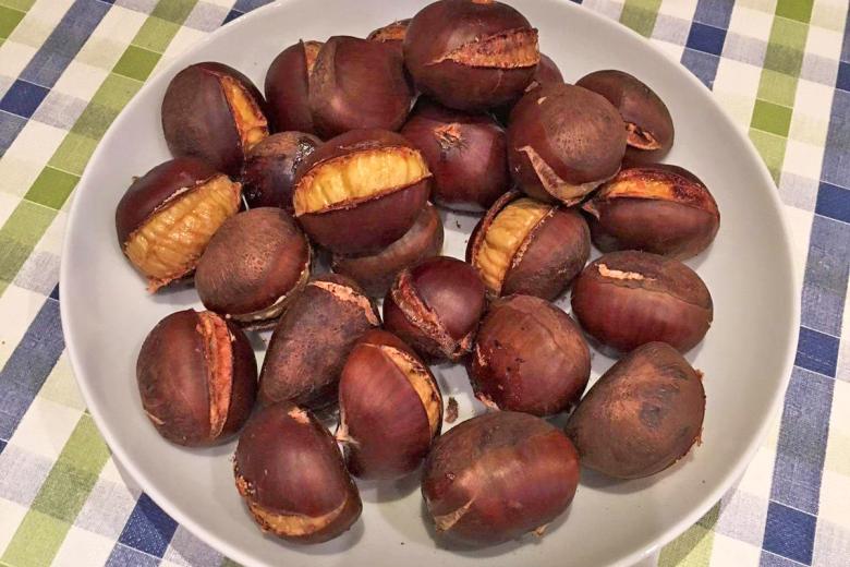 Maroni aus dem Ofen