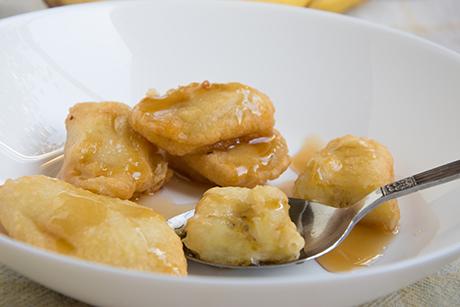 Frittierte orientalische Bananen