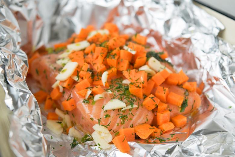 Lachs mit Dillsauce - Rezept