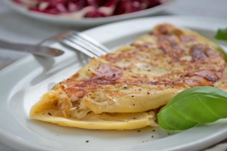 Sauerkraut-Crêpes