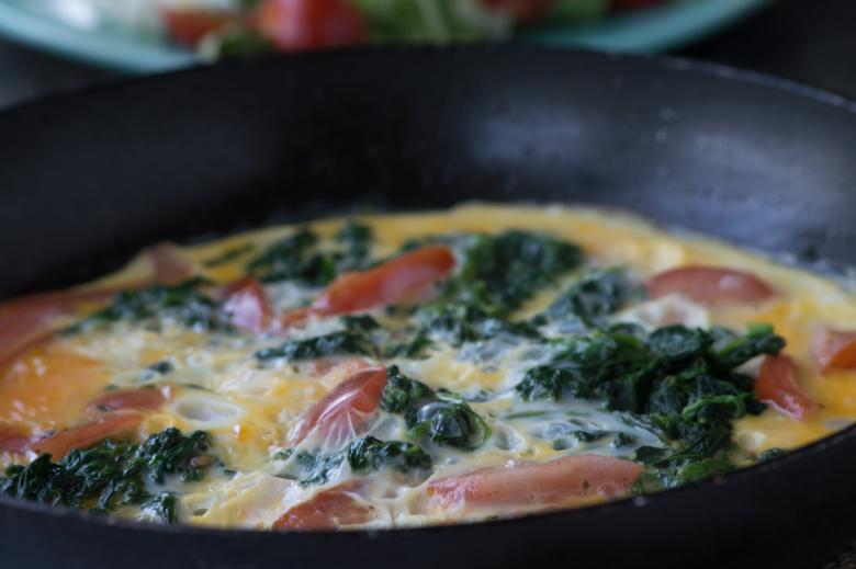 Gemüse-Omelette