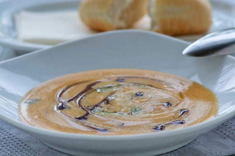 Kürbis-Curry-Suppe