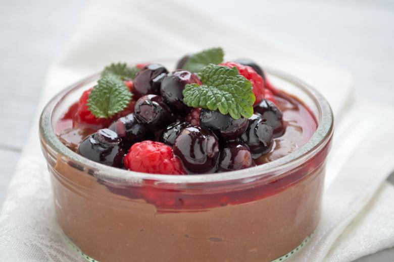 Schokolade-Panna-Cotta