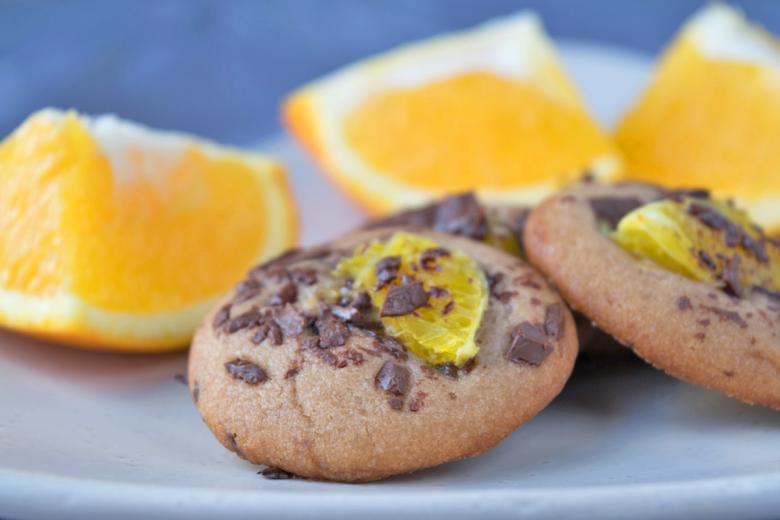 Orangen-Schokolade-Cookies