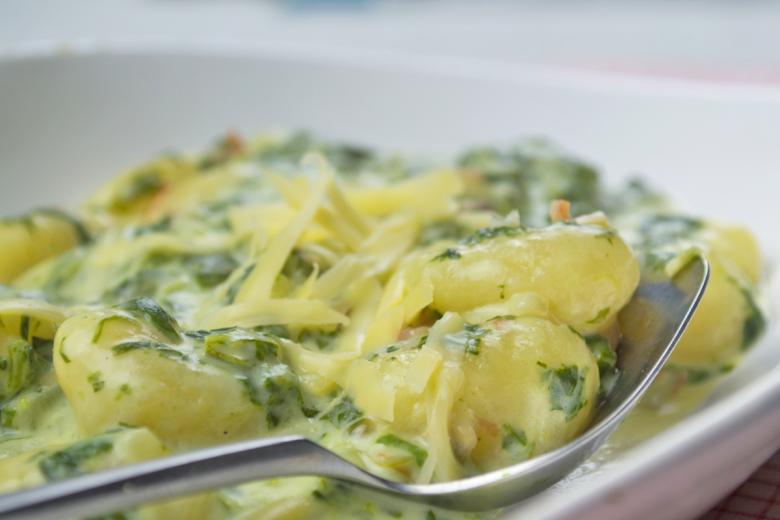 Spinat-Gnocchi