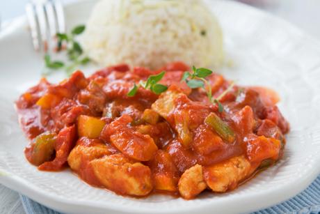 Pouletstreifen mit Peperoni