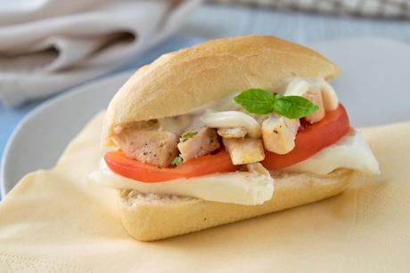 Baguette mit Pouletstreifen