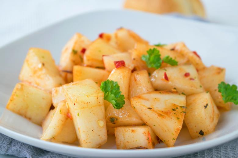 Feuriger Melonensalat