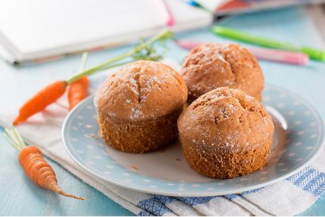 Rüeblimuffins mit Mandeln