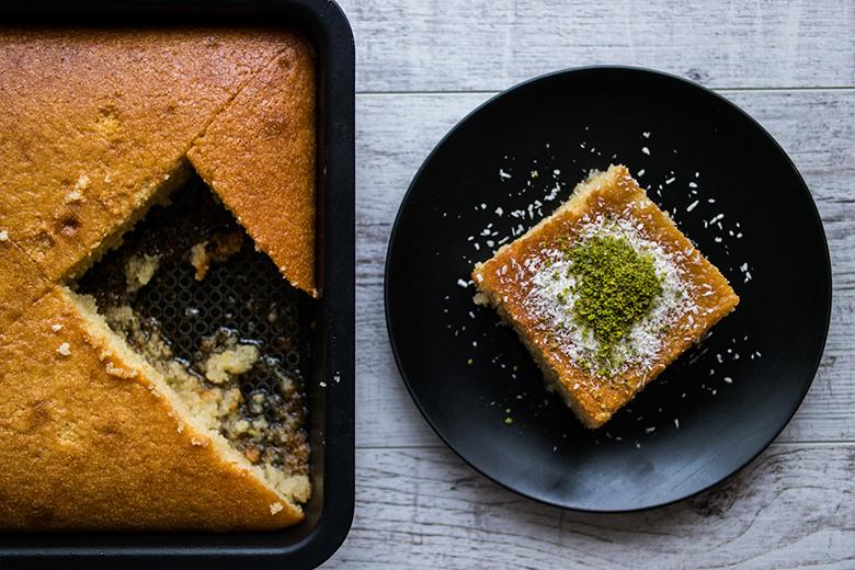 Türkischer Griesskuchen