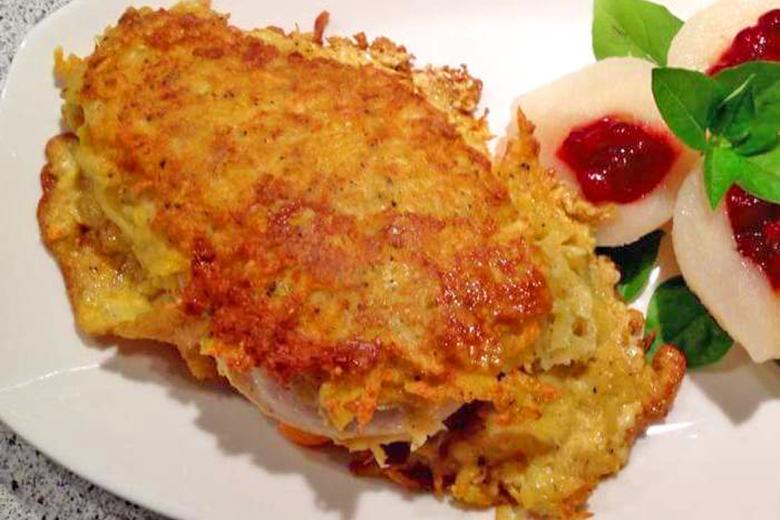 Pouletplätzli im Röstimantel