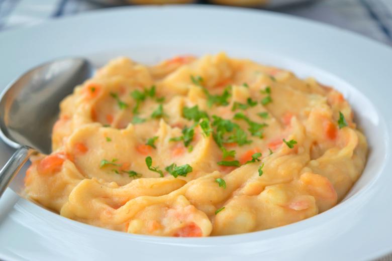Rüebli und Kartoffel-Mahlzeit