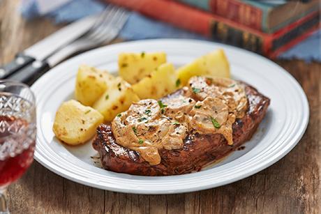Champignon-Steakpfanne