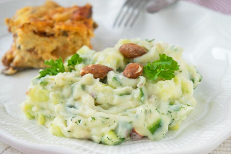 Kartoffelstock mit Mandeln