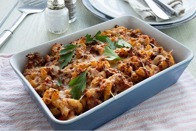 Lammhack-Hörnli-Gratin