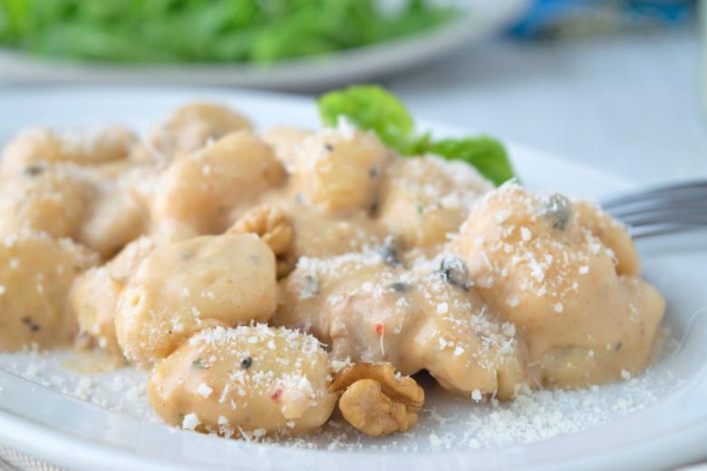 Gnocchi an Käse-Pfeffersauce