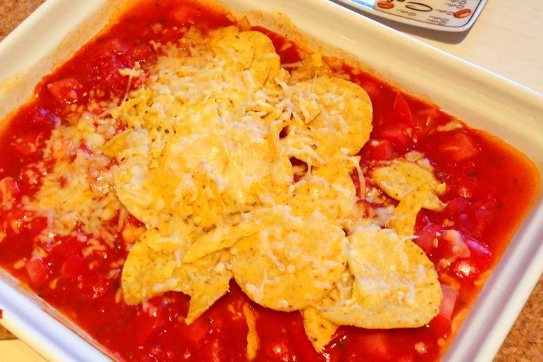 Nachos mit Käse