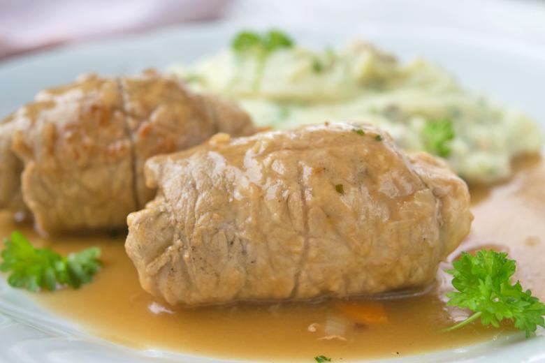 Kräuterrouladen