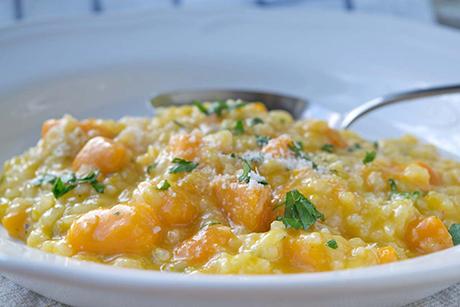 Kürbisrisotto