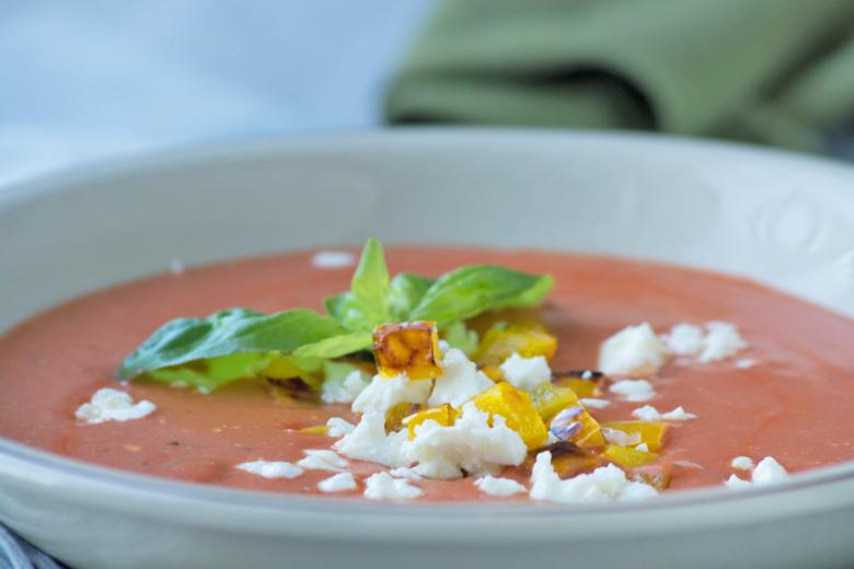 Kalte Tomatensuppe